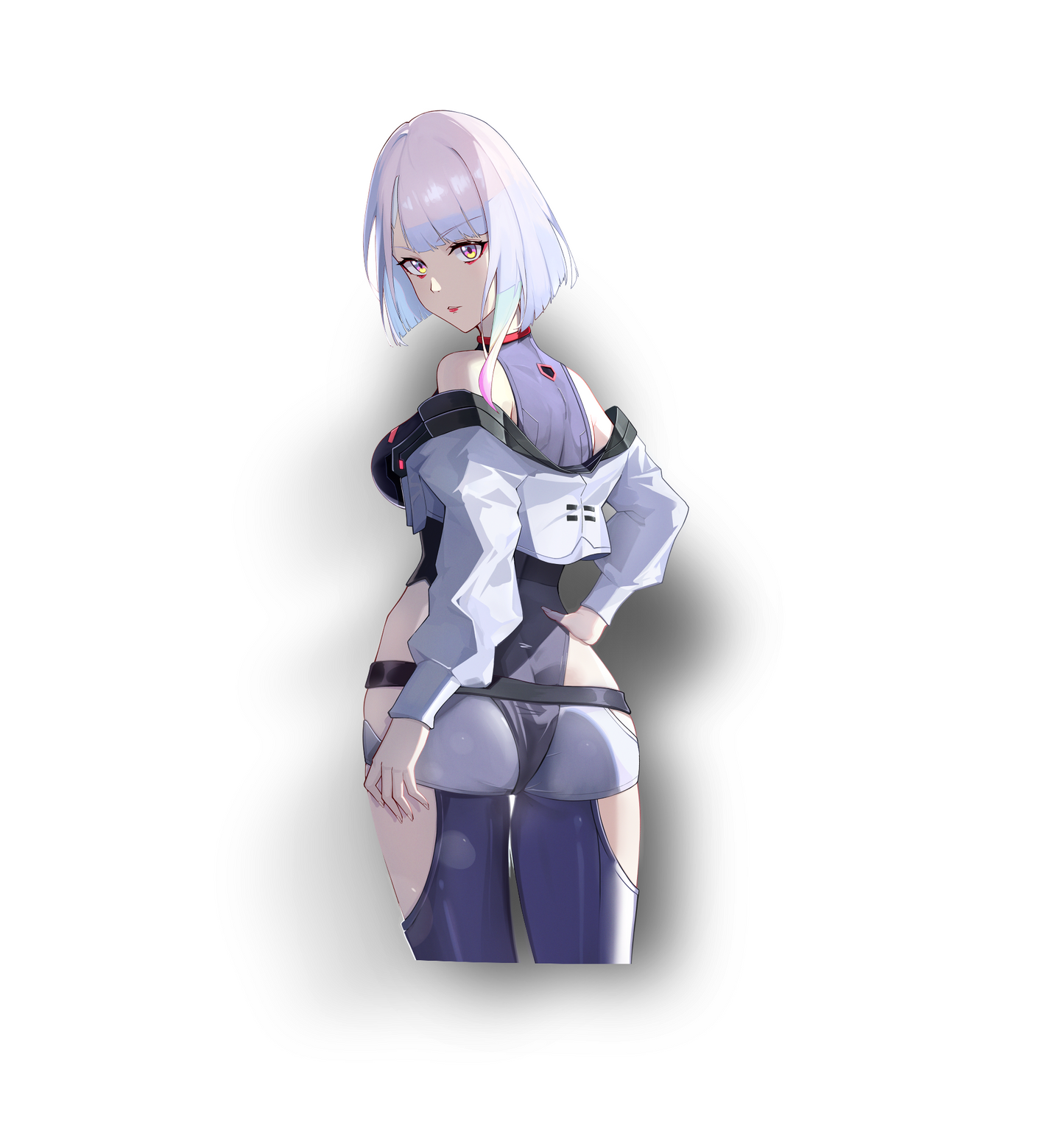 Lucy Looking Back Sticker