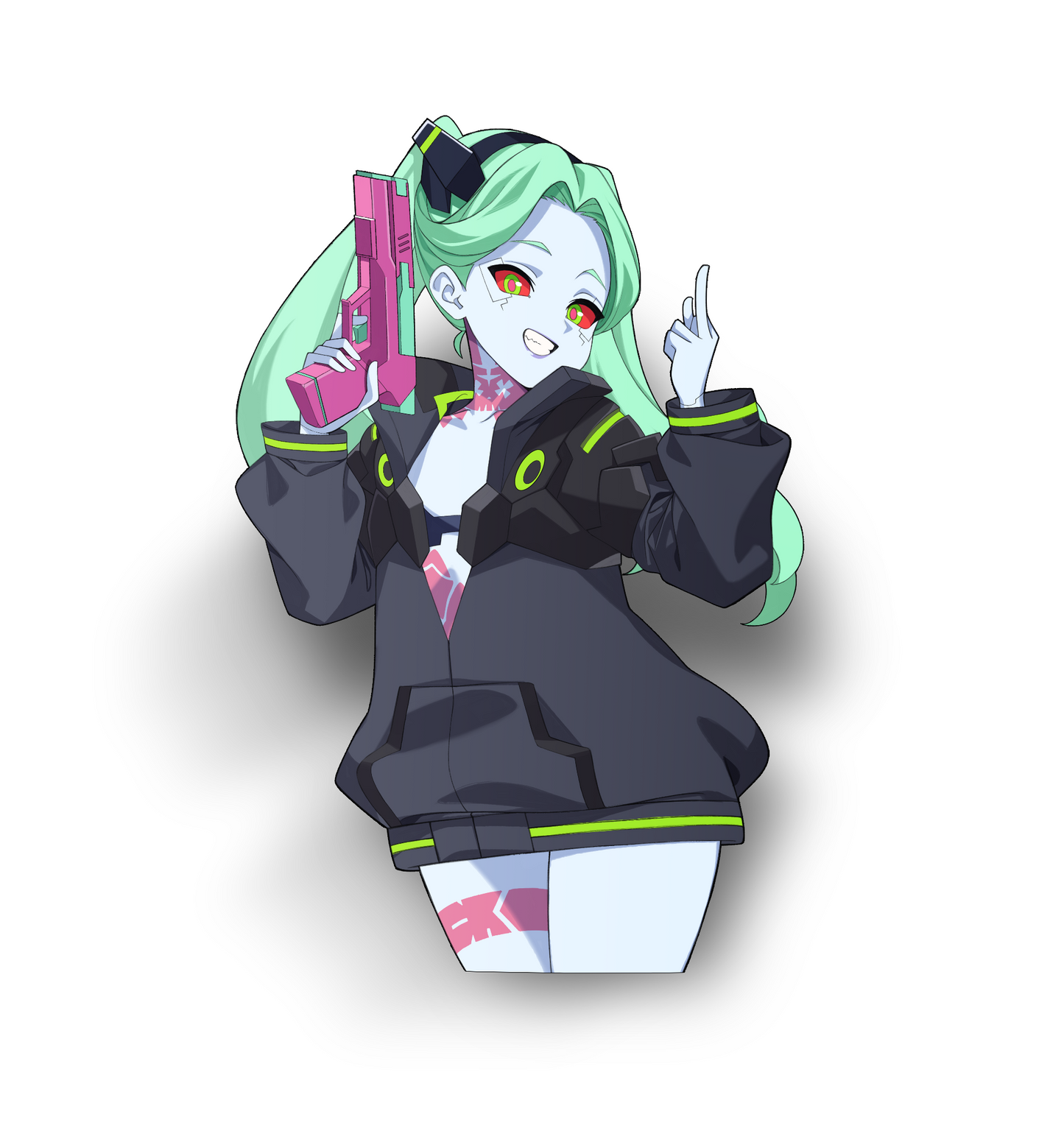 Rebecca Cyberpunk Sticker