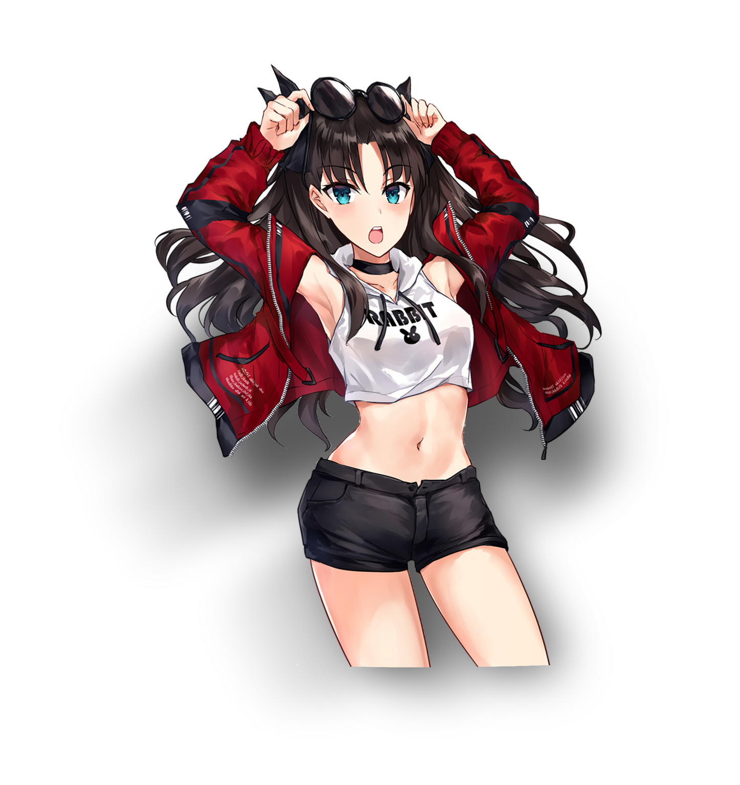 Rin Tohsaka Midriff Sticker