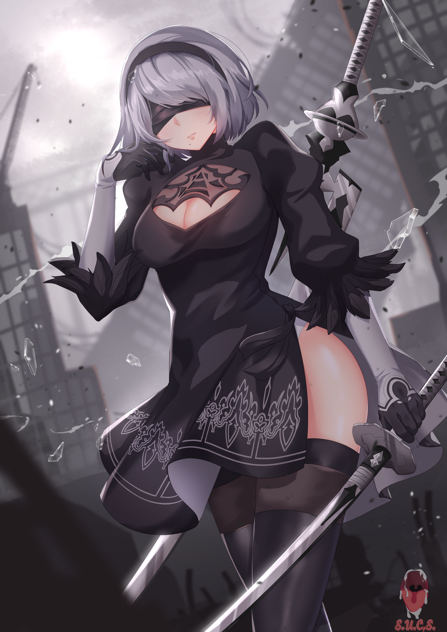 Yorha 2B Print