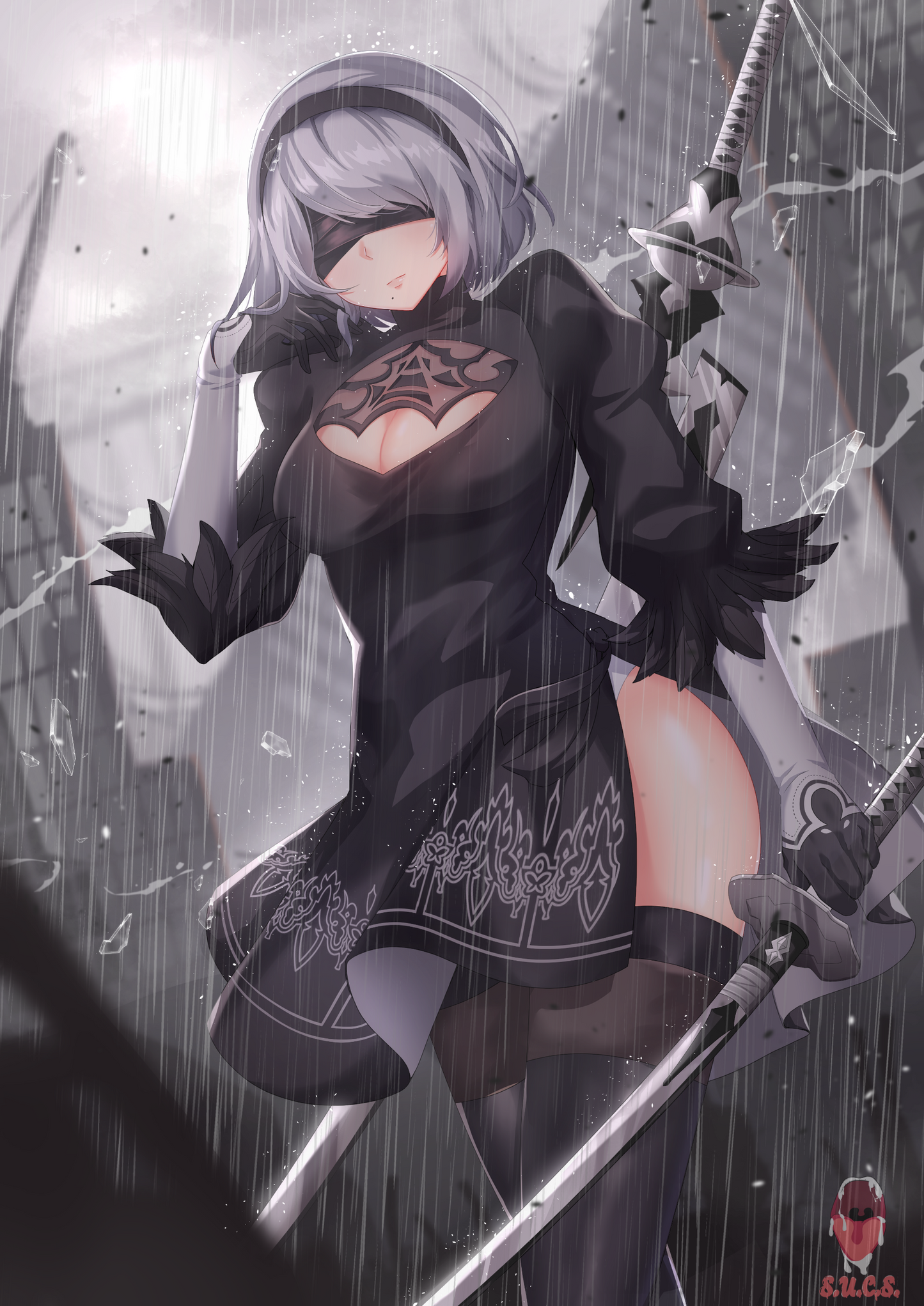 Yorha 2B Print